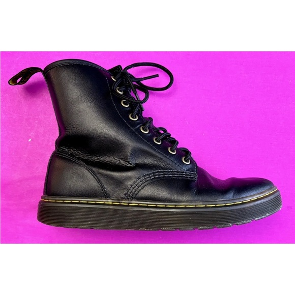 Dr. “Doc” Martens Zavala Boots Black 8 Eye Lace up. Womans 9 Men 8. One Blemish - Picture 11 of 16